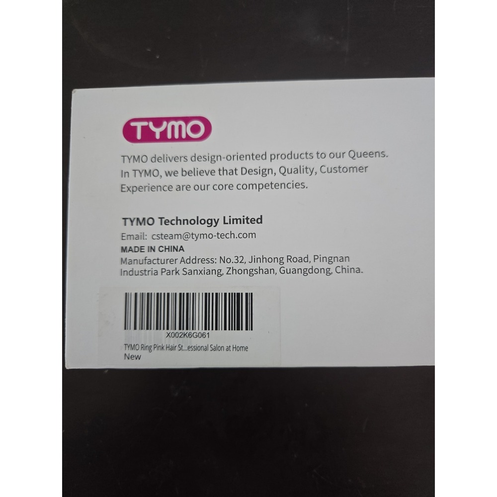 Tymo Ring Pink Hair Straightening Comb - Picture 9 of 9